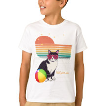 Koele kattenvibes bij zonsondergang