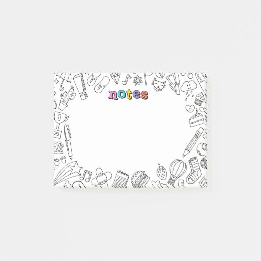 Koele kleur Post-it notities Post-it® Notes (Voorkant)