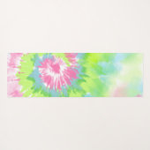 Koele Kleurrijke Regenboog Tie Dye Yogamat (Achterkant (horizontaal))