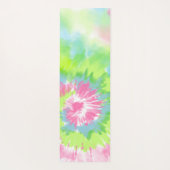 Koele Kleurrijke Regenboog Tie Dye Yogamat (Achterkant)