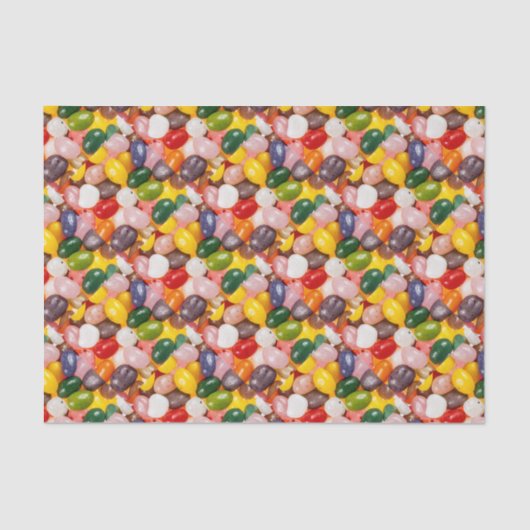 Koele kleurrijke zoete Paas Jelly Beans Snoep Tissuepapier (Voorkant)