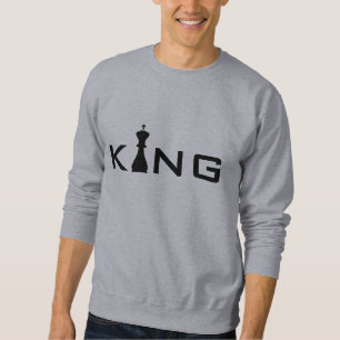 Koele Koning Typografie Schaker Trui