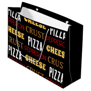 Koele leuke pizza pepperoni kaas korst tekst patro groot cadeauzakje
