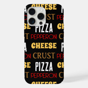 Koele leuke pizza pepperoni kaas korst tekst patro iPhone 15 pro max hoesje