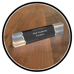 Koele mannelijke Mannen Naambordje