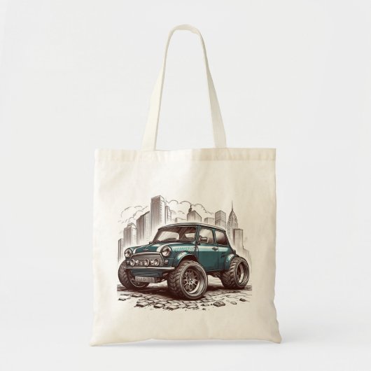 Koele minicar tote bag (Voorkant)