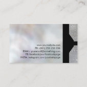 Koele minimale raamreinigingsservices visitekaartje (Achterkant)