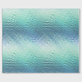 Koele mint rimpel: cadeaupapier (Vlak)