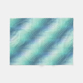 Koele mint rimpel: fleece deken (Voorkant (Horizontaal))