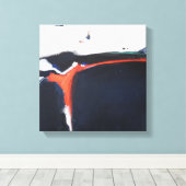Koele moderne Abstracte kunst Canvas Afdruk (Insitu (Houten vloer))
