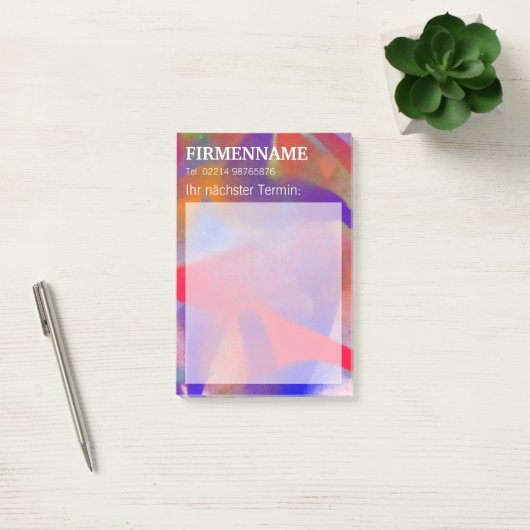 koele moderne abstracte schilderij post-it® notes (Kantoor)