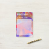 koele moderne abstracte schilderij post-it® notes (Op bureau)