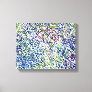 Koele, moderne, kleurrijke abstracte achtergrond canvas afdruk