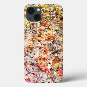 Koele, moderne, kleurrijke abstracte achtergrond iPhone 13 hoesje