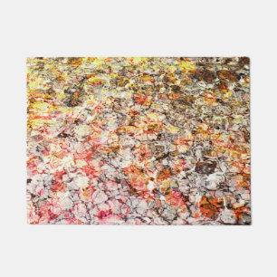 Koele, moderne, kleurrijke abstracte achtergrond deurmat