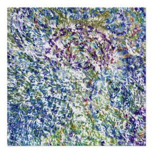 Koele, moderne, kleurrijke abstracte achtergrond perfect poster