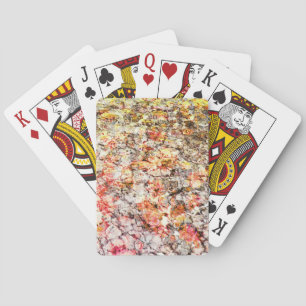 Koele, moderne, kleurrijke abstracte achtergrond pokerkaarten