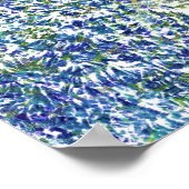 Koele, moderne, kleurrijke abstracte achtergrond poster (Hoek)