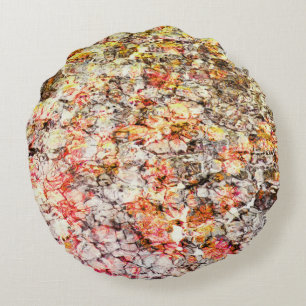 Koele, moderne, kleurrijke abstracte achtergrond rond kussen