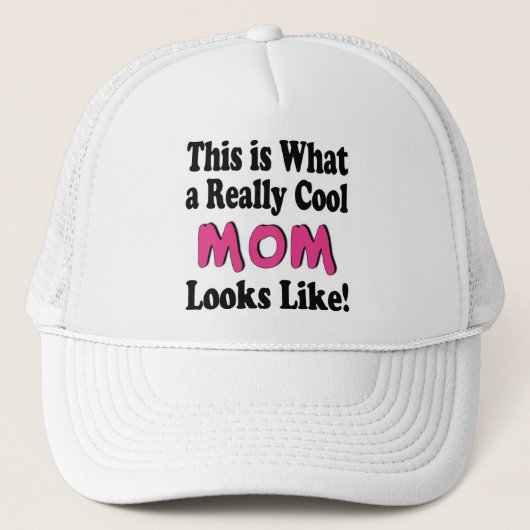 Koele Moeder Hoed Trucker Pet (Voorkant)