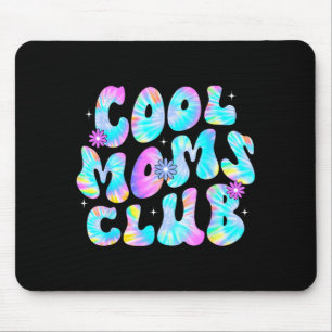 Koele moeders club tie dye moeder leven mama geluk muismat