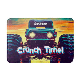 Koele Monster Truck Crunch Tijd Badmat