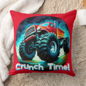 Koele Monster Truck Crunch Tijd Kussen (Deken)