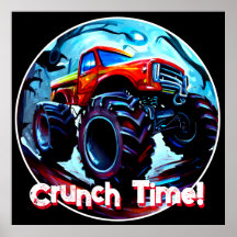 Koele Monster Truck Crunch Tijd