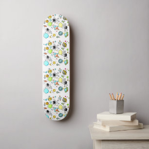 Koele mooie ruimte astronaut skateboard