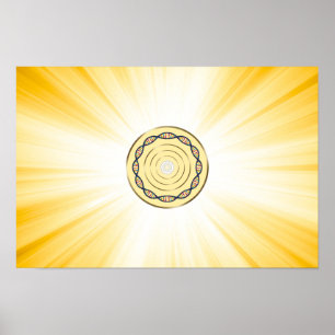 Koele muurkunst voor woonkamer en interieur poster