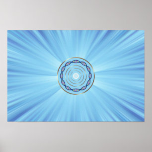 Koele muurkunst voor woonkamer en interieur poster