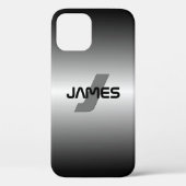 Koele  Naam & Monogram Case-Mate iPhone Case (Achterkant)