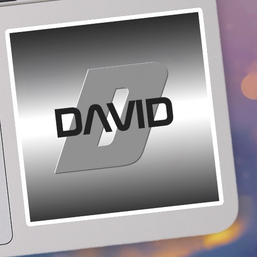 Koele  Naam & Monogram Sticker