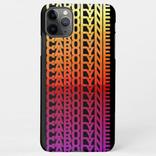 Koele Naam Patroon Regenboog Kleur Gradiënt Ombre  iPhone 11Pro Max Hoesje
