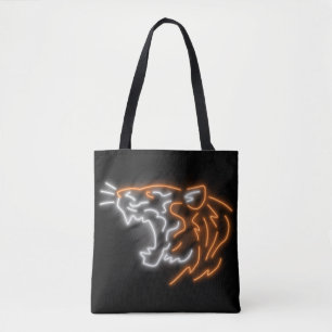 Koele Neon Tijger Draagtas