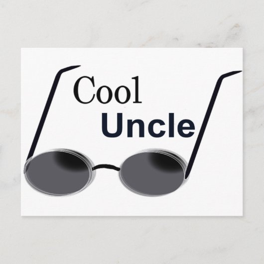 Koele Oom Briefkaart (Voorkant)