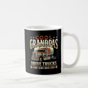 Koele opa's rijden vrachtwagens Funny Trucker Mok 