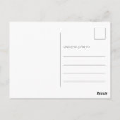 Koele Paarse Disco Bal Feest Briefkaart (Achterkant)