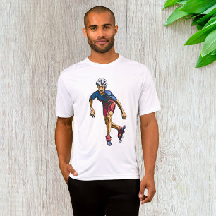 Koele Retro Rollerblading Inline Skater T-shirt
