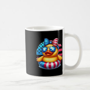 Koele Rubber Eend Usa Vlag Cute Duckie 4 juli Koffiemok