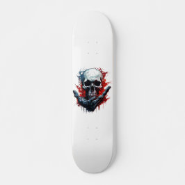 Koele schedel gotisch skateboard