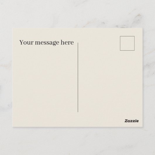 Koele schuur en tractor tekst toevoegen Boeren Briefkaart (Achterkant)