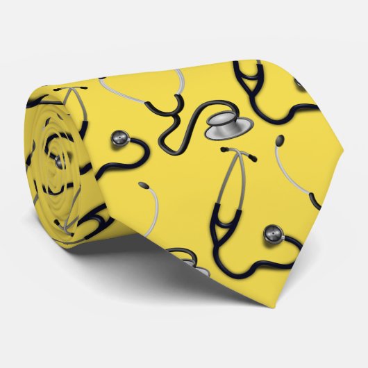 Koele stethoscoop stropdas (Opgerold)