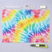 Koele streep wervelt stropdas kleurstof tissuepapier (Craft)