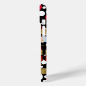 koele strepen en stippen Case-Mate iPhone case (Achterkant / Links)