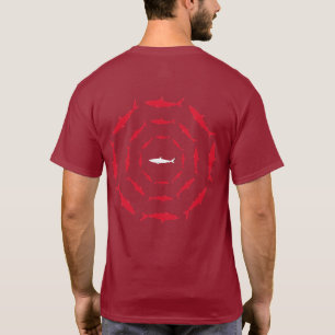 Koele t-shirt-stempel voor haaien t-shirt