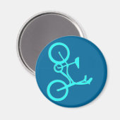 Koele Turquoise fietsproducten Magneet (Voorkant / Achterkant)