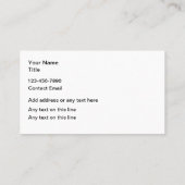 Koele unieke Handyman constructie Visitekaartje (Achterkant)