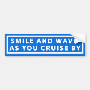 Koele voertuigenthousiasme in oogverblindende stij bumpersticker
