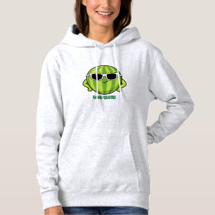 Koele Watermeloen Zonnebril Cartoon Grafisch Hoodie